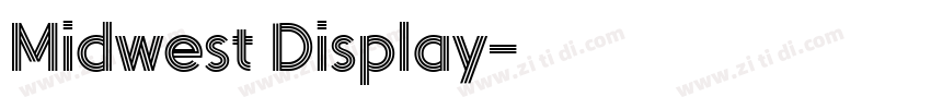 Midwest Display字体转换